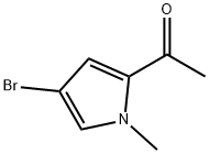 4-Bromo-1-methyl-2-acetyl-1H-pyrrole Structure