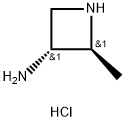 3-Azetidinamine, 2-methyl-, dihydrochloride, (2S-trans)-,133963-16-3,结构式