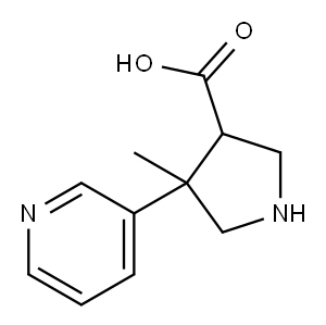 1340056-98-5 ethyl 4-methyl-4-(pyridin-3-yl)pyrrolidine-3-carboxylate
