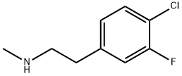 [2-(4-chloro-3-fluorophenyl)ethyl](methyl)amine Struktur