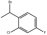 1-(1-bromoethyl)-2-chloro-4-fluorobenzene,1341821-29-1,结构式