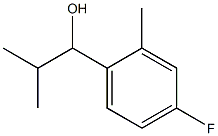 1-(4-fluoro-2-methylphenyl)-2-methylpropan-1-ol,1341833-67-7,结构式