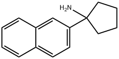 1-(2-萘基)环戊胺, 1342766-15-7, 结构式