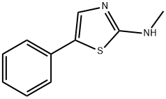 N-methyl-5-phenyl-1,3-thiazol-2-amine 结构式