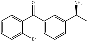 3-((1S)-1-Aminoethyl)phenyl 2-bromophenyl ketone Struktur