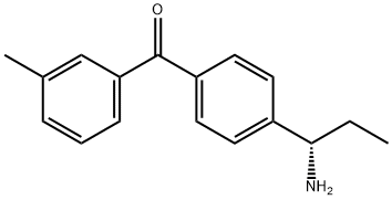 4-((1S)-1-Aminopropyl)phenyl 3-methylphenyl ketone Structure