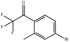 1-(4-bromo-2-methylphenyl)-2,2,2-trifluoroethanone Structure