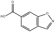 1,2-Benzisoxazole-6-carboxylic acid Struktur