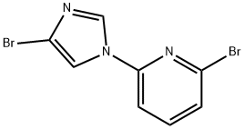 1-(6-Bromo-2-pyridyl)-4-bromoimidazole Struktur