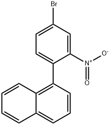 1-(4-溴-2-硝基苯基)萘,1357572-65-6,结构式