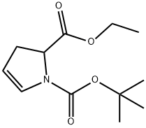 1-tert-butyl 2-ethyl 2,3-dihydro-1H-pyrrole-1,2-dicarboxylate,1359829-04-1,结构式
