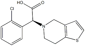Clopidogrel 化学構造式