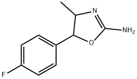 2-Oxazolamine, 5-(4-fluorophenyl)-4,5-dihydro-4-methyl- Struktur