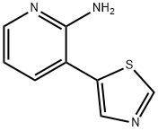 3-(1,3-THIAZOL-5-YL)PYRIDIN-2-AMINE,1368100-37-1,结构式