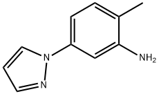 2-methyl-5-pyrazol-1-ylaniline 结构式