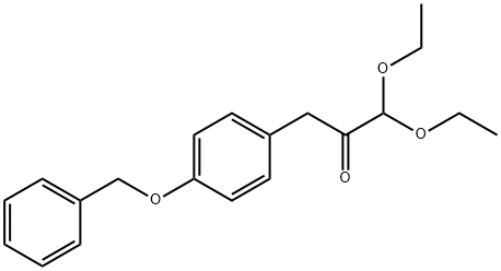 3-(4-(Benzyloxy)phenyl)-1,1-diethoxypropan-2-one,1369507-30-1,结构式