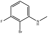 (2-Bromo-3-fluoro-phenyl)-methyl-amine Structure