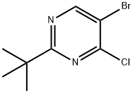 4-Chloro-5-bromo-2-(tert-butyl)pyrimidine Structure