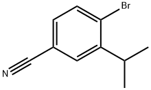 4-溴-3-异丙基苯腈, 1369954-02-8, 结构式
