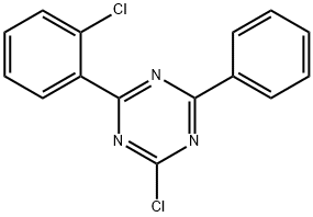 2-氯-4-(2-氯苯基)-6-苯基-1,3,5-三嗪, 13704-72-8, 结构式