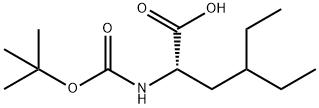 (2S)-2-{[(tert-butoxy)carbonyl]amino}-4-ethylhexanoic acid, 1372404-73-3, 结构式