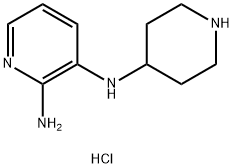 N3-(piperidin-4-yl)pyridine-2,3-diamine 2HCL Structure