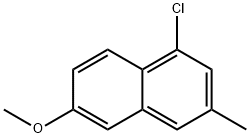 1-chloro-6-methoxy-3-methylnaphthalene 结构式