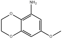 7-甲氧基-2,3-二氢苯并[B][1,4]二恶英-5-胺,1373669-46-5,结构式