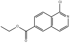 methyl 1-chloroisoquinoline-6-carboxylate,1374258-70-4,结构式