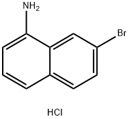 7-溴-1-萘胺盐酸盐, 137466-04-7, 结构式
