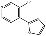 3-Bromo-4-(2-furyl)pyridine Structure