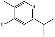 4-Bromo-5-methyl-2-(iso-propyl)pyridine Struktur
