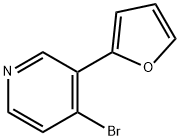 4-Bromo-3-(2-furyl)pyridine 结构式