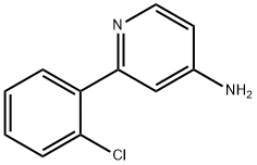 2-(2-CHLOROPHENYL)PYRIDIN-4-AMINE 结构式