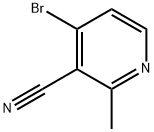 4-溴-2-甲基烟腈 结构式