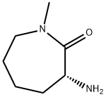 (R)-3-氨基-1-甲基氮杂环庚烷-2-酮, 1375245-25-2, 结构式