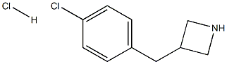 3-[(4-chlorophenyl)methyl]azetidine hydrochloride Structure
