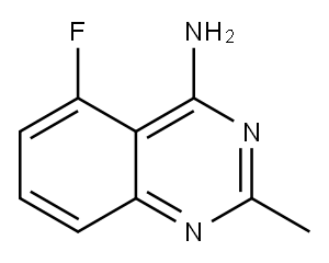 5-Fluoro-2-methylquinazolin-4-amine,137553-47-0,结构式