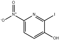 2-Iodo-6-nitro-pyridin-3-ol Struktur