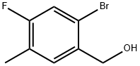 (2-溴-4-氟-5-甲基苯基)甲醇 结构式