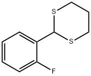 2-(2-fluorophenyl)-1,3-dithiane Structure