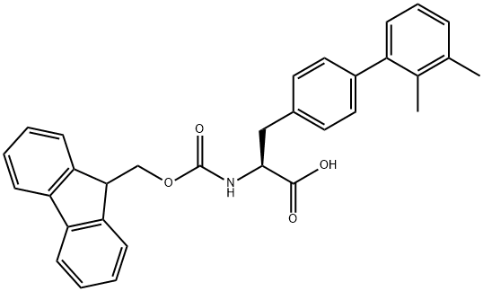 Fmoc-4-(2,3-dimethyl-phenyl)-L-phenylalanine,1381790-56-2,结构式
