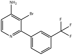3-BROMO-2-[3-(TRIFLUOROMETHYL)PHENYL]PYRIDIN-4-AMINE|