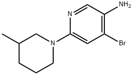 4-Bromo-3-amino-6-(3-methylpiperidin-1-yl)pyridine|