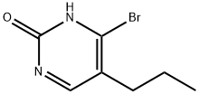 4-Bromo-2-hydroxy-5-(n-propyl)pyrimidine 结构式