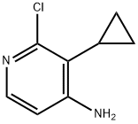 2-CHLORO-4-AMINO-3-(CYCLOPROPYL)PYRIDINE Struktur