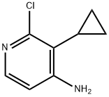 2-CHLORO-4-AMINO-3-(CYCLOPROPYL)PYRIDINE 结构式