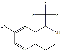 7-溴-1-(三氟甲基)-1,2,3,4-四氢异喹啉, 1391212-56-8, 结构式