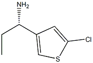 (S)-1-(5-chlorothiophen-3-yl)propan-1-amine,1391354-53-2,结构式