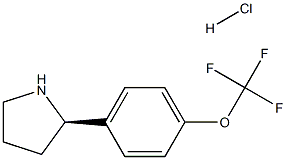 [4-((2R)PYRROLIDIN-2-YL)PHENOXY]TRIFLUOROMETHANE HYDROCHLORIDE|1391490-20-2